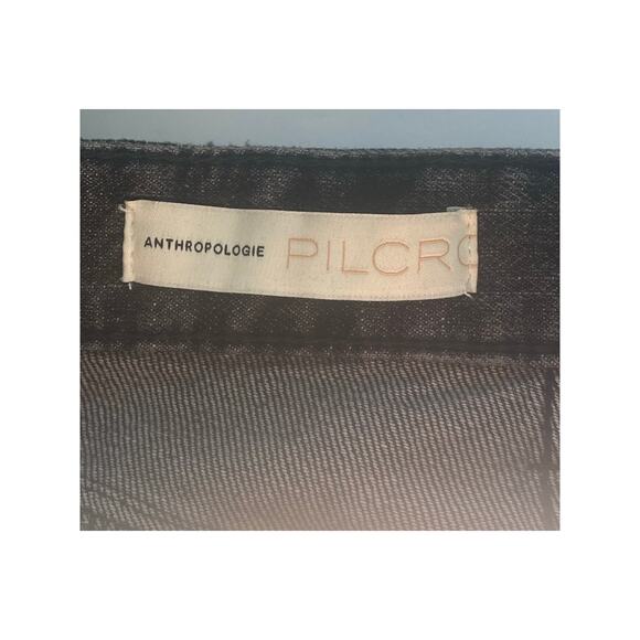 Anthropologie PILCRO Black Studded Denim High Rise Slim Jeans Women's Size 26 - Picture 5 of 10